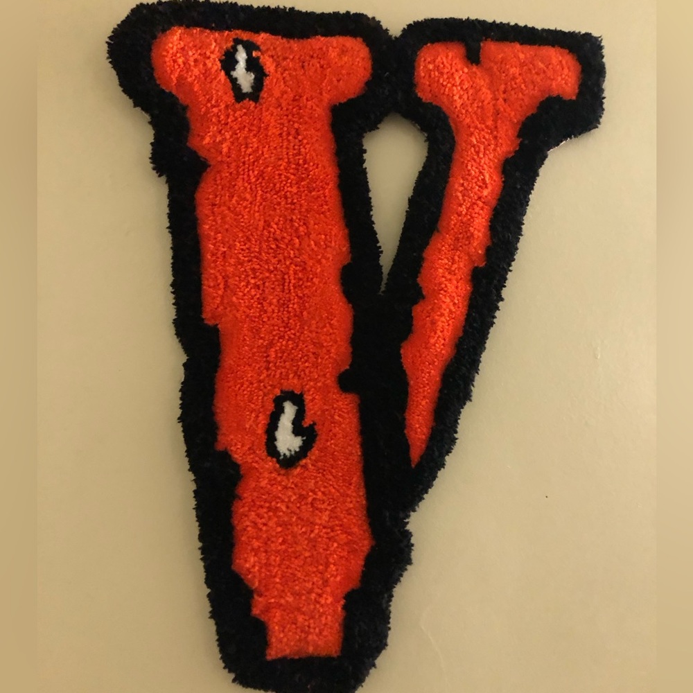 Custom tufted Vlone designer rug/wall art